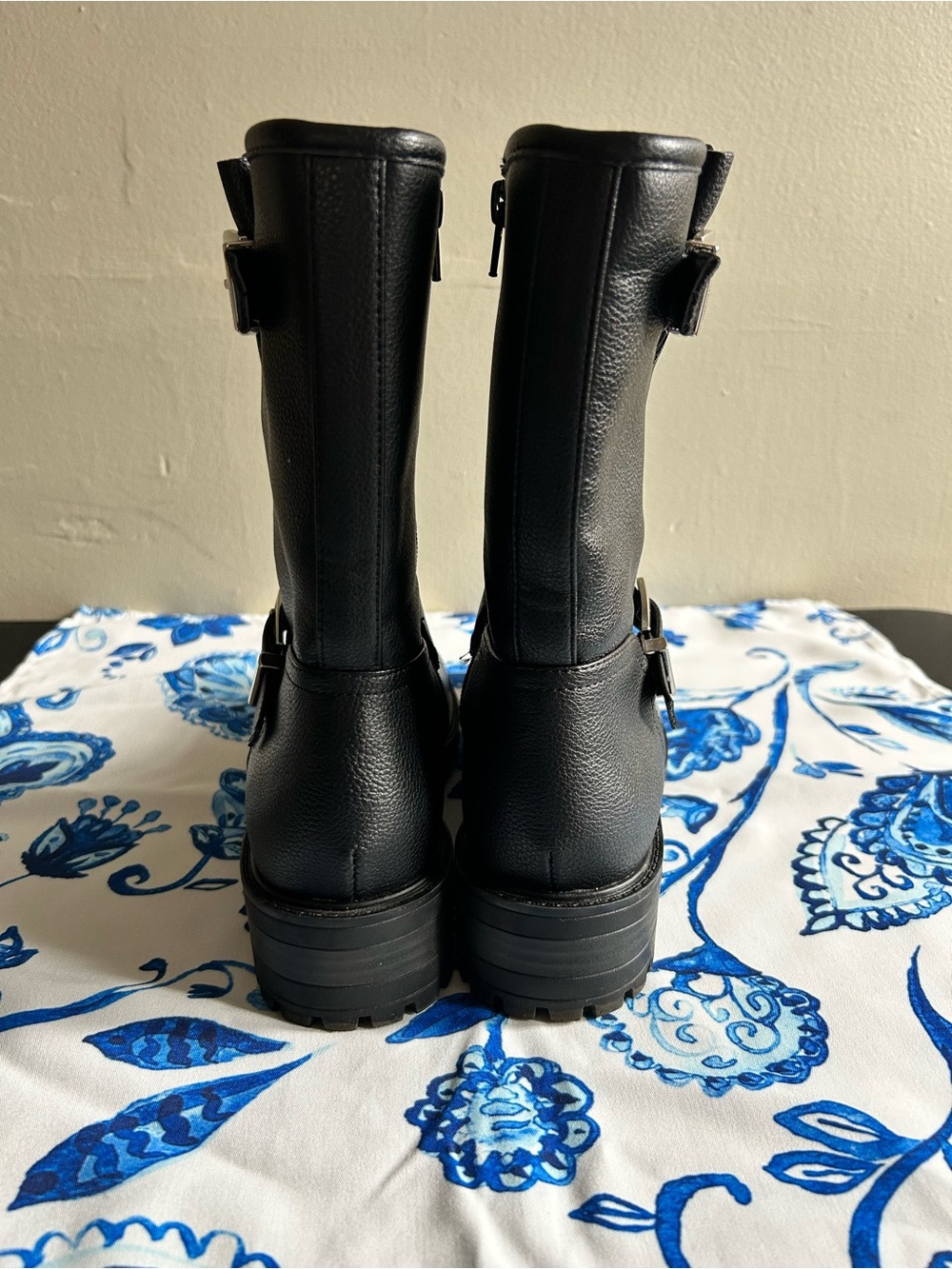 Kelly & Katie Womens Mid-Calf Riding Boots, Black, 7 - Picture 5 of 8